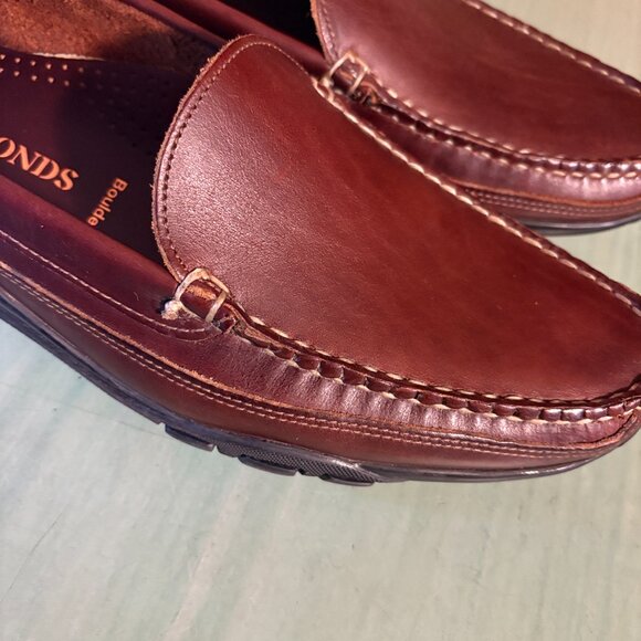 Mens Allen Edmonds Brown Boulder Loafers Size 11 B - Picture 4 of 11